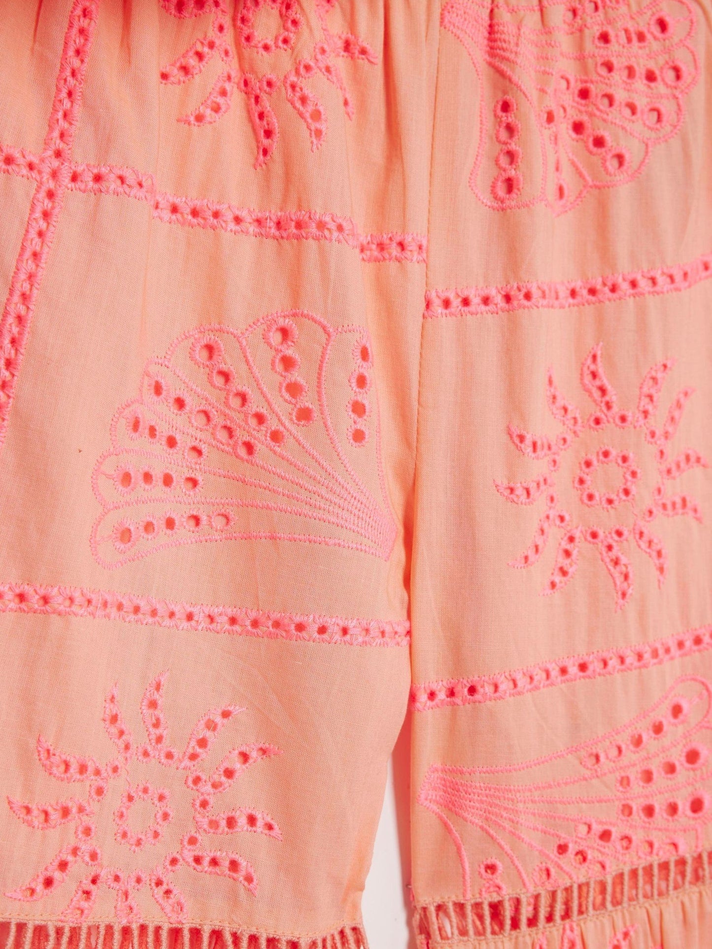 River Island Pink Broderie Frill Top & KickFlare Set image 5