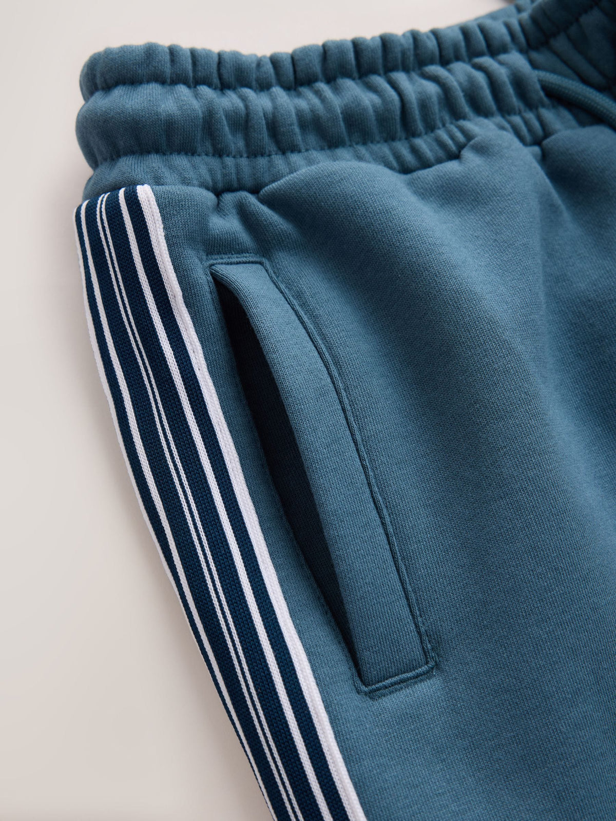 Teal Blue Stripe Zip Up Joggers Set (3-16yrs) - image 9