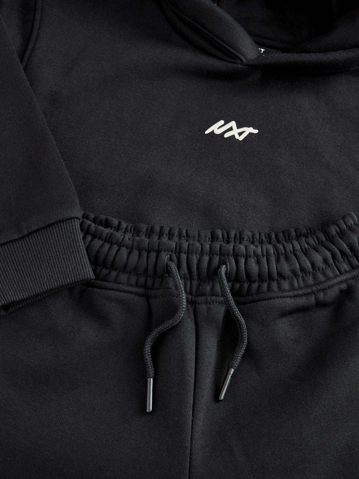 Black NXT Regular Fit Heavy Weight Sign Off Hoodie Joggers Set (3-16yrs) - image 9