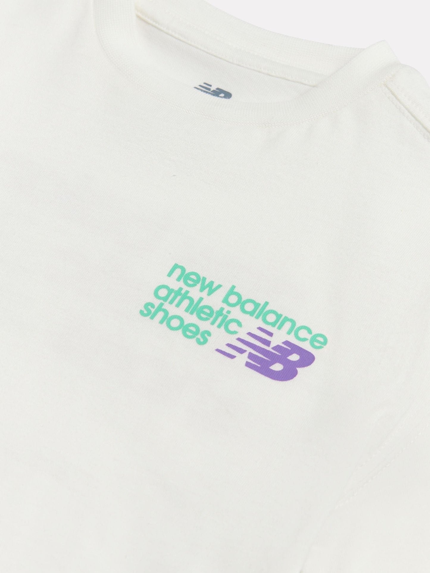 Dsiney Kidz - New Balance White Athletic Shoes Graphic T-Shirt image 3