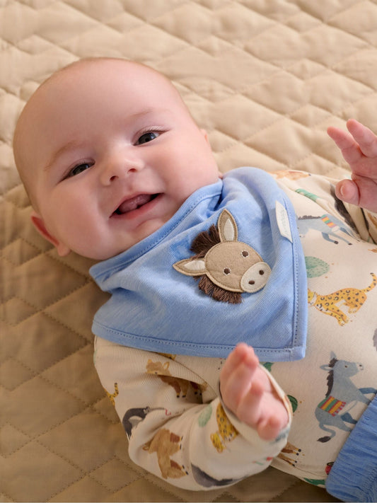 Purebaby Blue Bodysuit & Leggings Set 3 Piece image 2