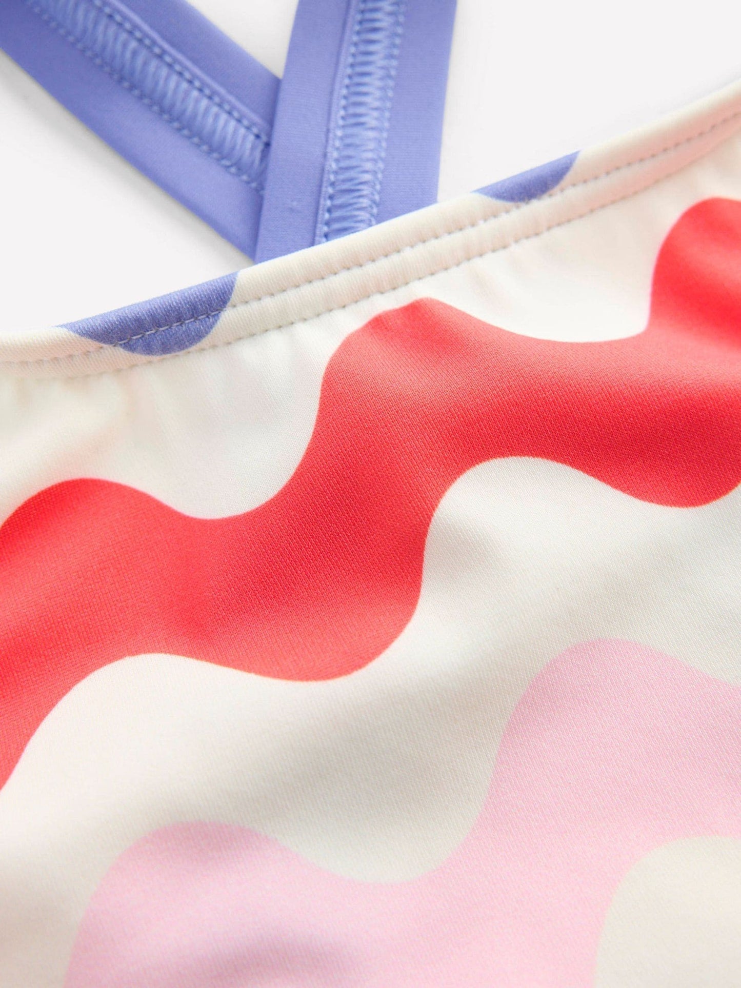 Boden Blue Cross-Back Bikini Top image 3