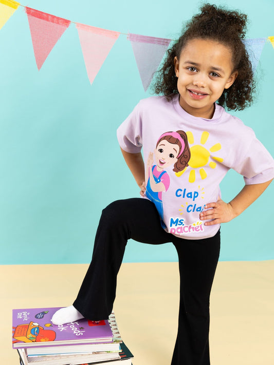 Dsiney Kidz - Vanilla Underground Pink Ms. Rachel Short Sleeved T-Shirt image 2