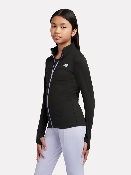 Dsiney Kidz - New Balance Black Performance Zip Funnel Jacket image 2