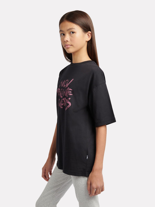 Dsiney Kidz - New Balance Black Athletics Graffiti Graphic T-Shirt image 2