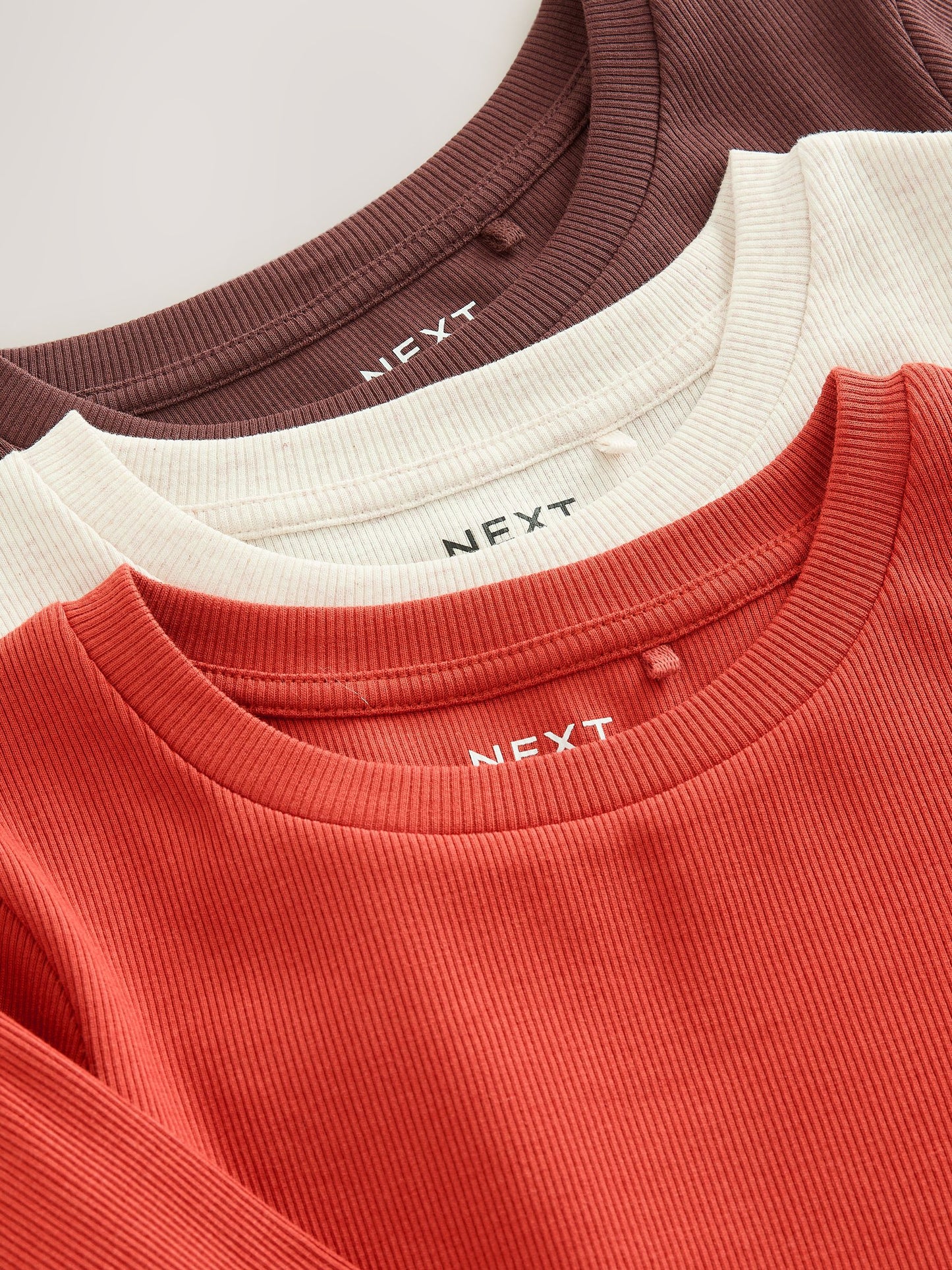 Dsiney Kidz - Multi Long Sleeve Ribbed Tops 3 Pack (3-16yrs) image 7