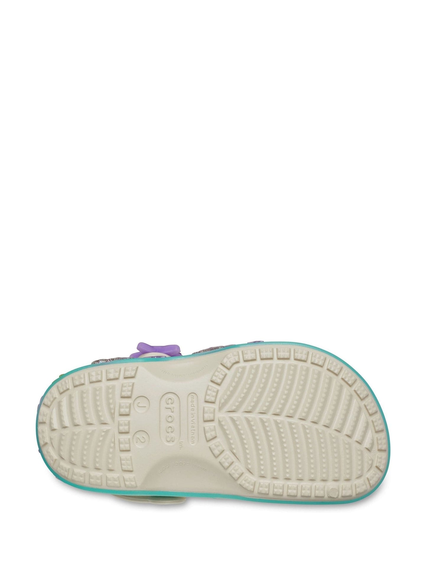 Crocs Cream Classic Sea Sparkle Clogs image 6