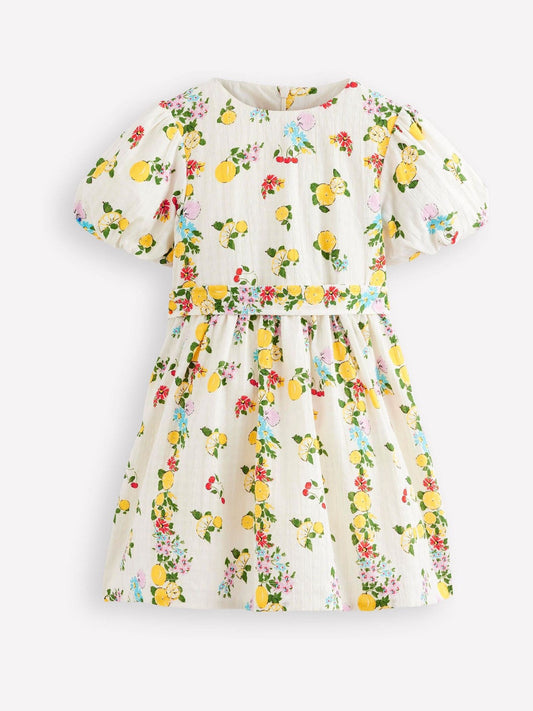 Dsiney Kidz - Boden Cream Vintage Style Sash Dress image 2