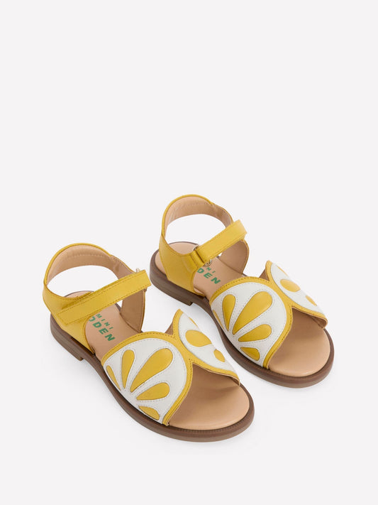 Boden Yellow Fun Leather Sandals image 2