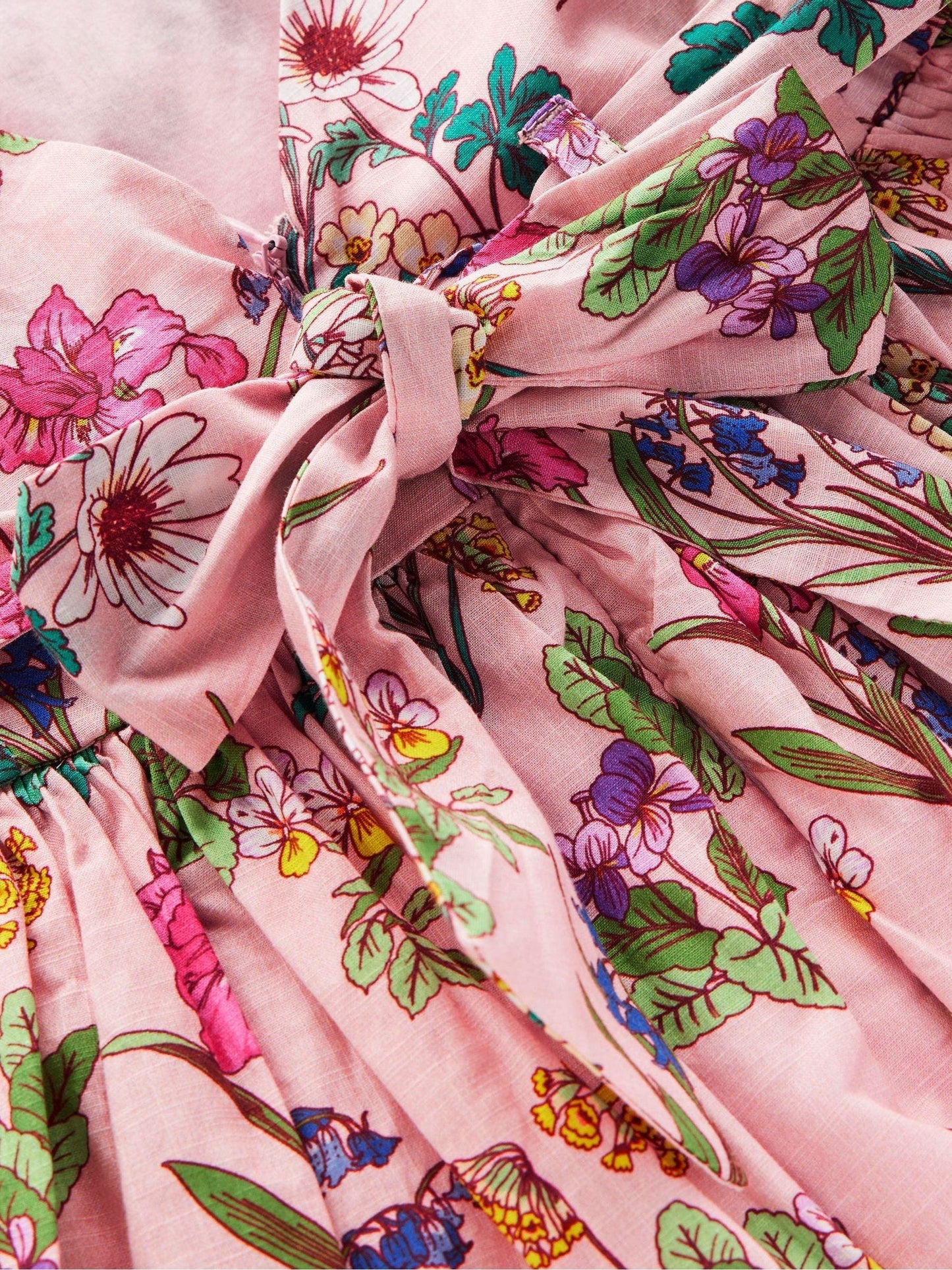 Boden Pink Bow Back Midi Dress image 4