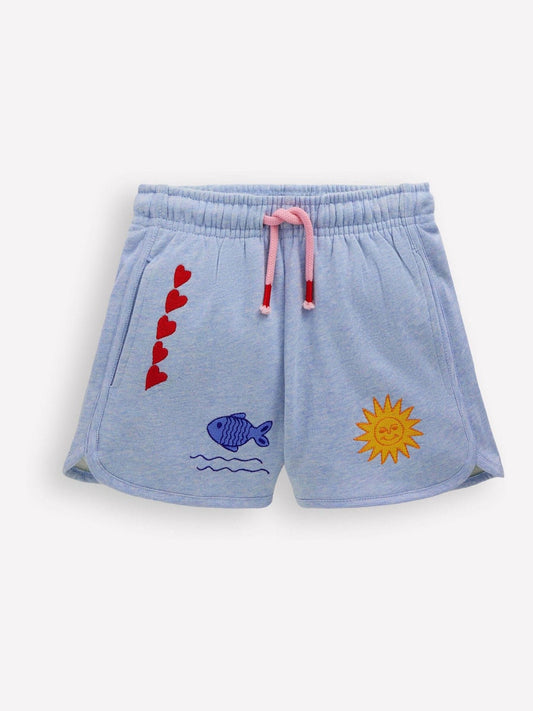 Boden Blue Jersey Boxing Shorts image 2