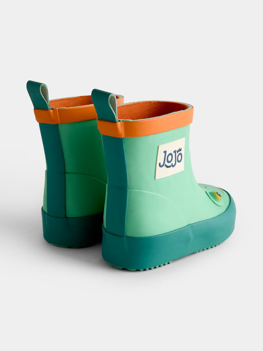 Dsiney Kidz - Jojo Maman Bébé Green Frog Ankle Wellies image 2
