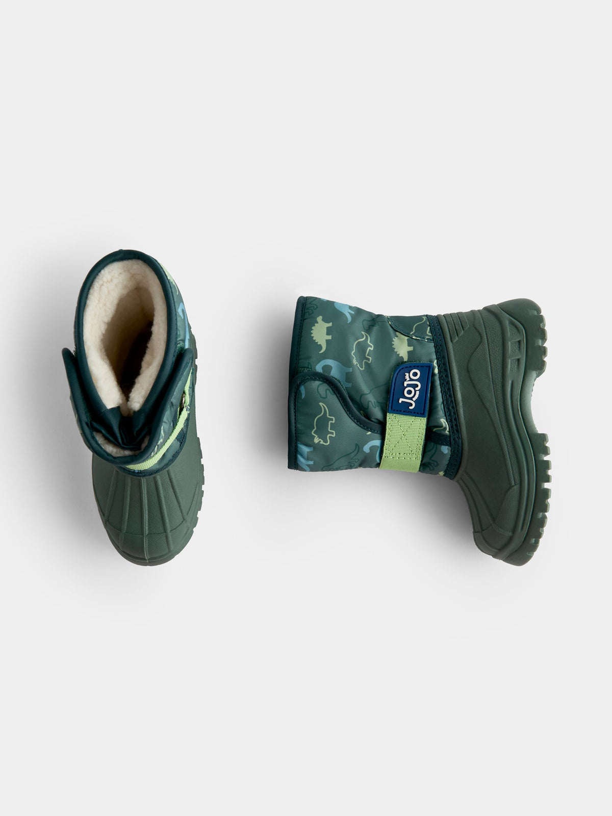 Dsiney Kidz - JoJo Maman Bébé Green Dinosaur Alpine Snow Boot image 4
