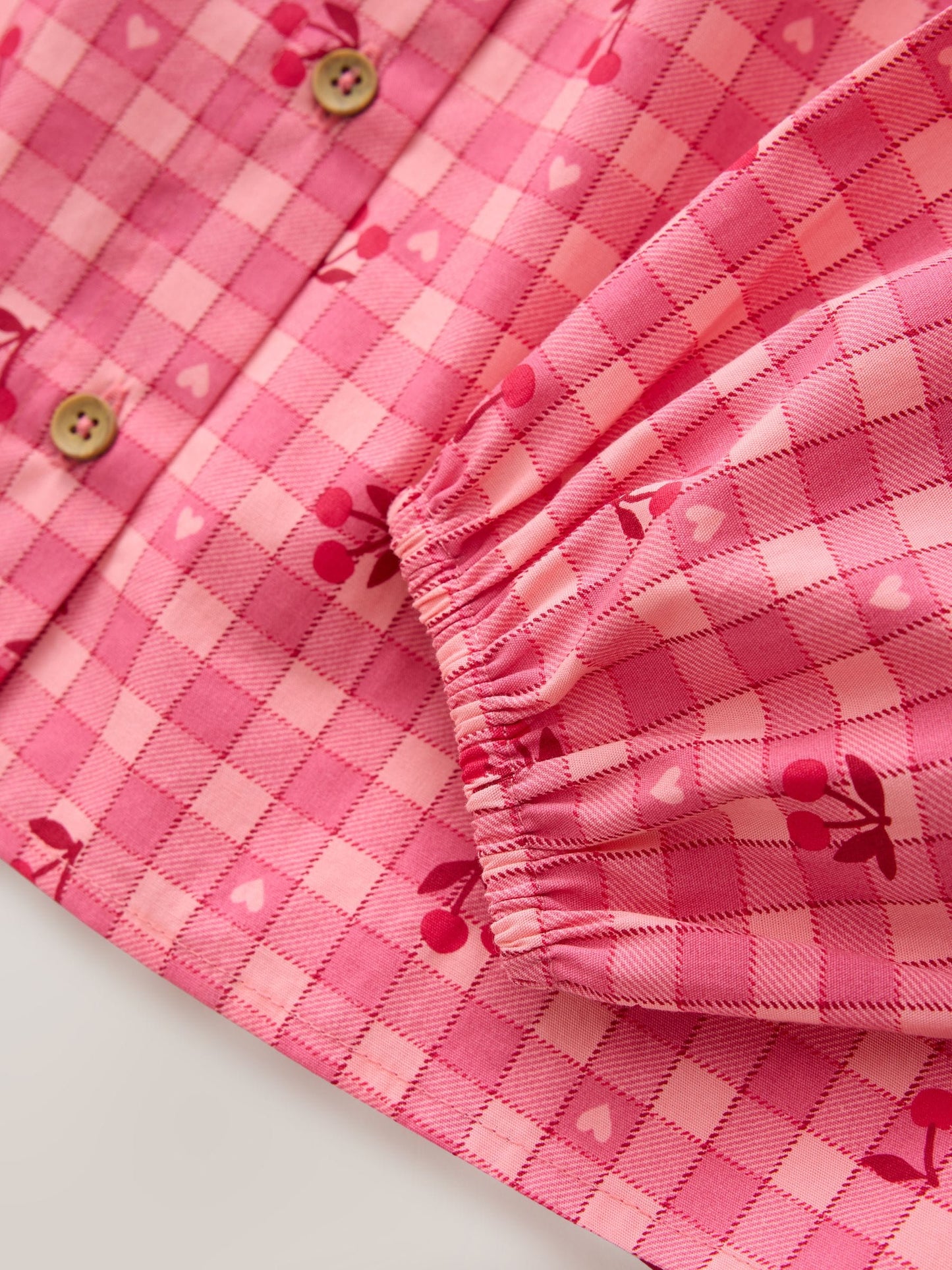 Dsiney Kidz - Pink Gingham Cherry Blouse (3-16yrs) image 7