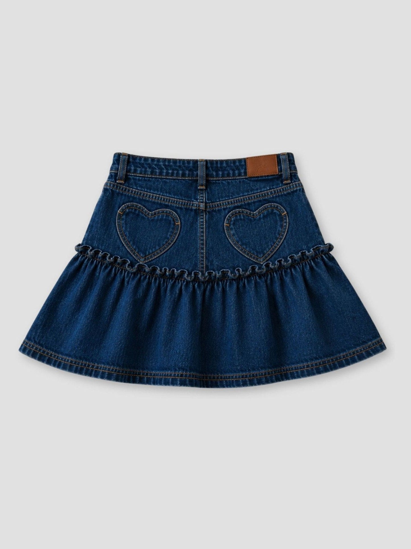 Dsiney Kidz - Angel & Rocket Blue Neomie Denim Scalloped Skirt image 7