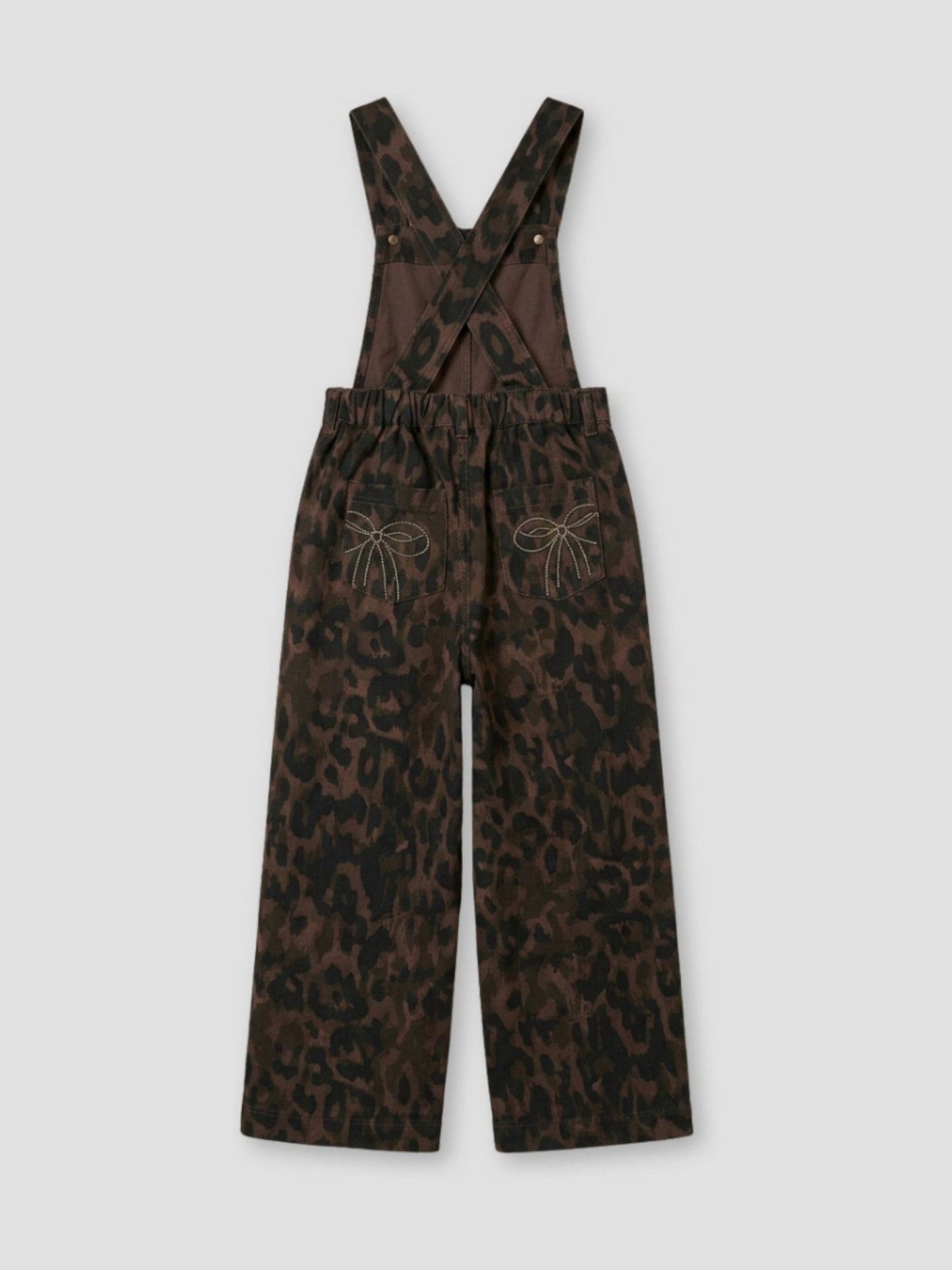 Dsiney Kidz - Angel & Rocket Brown Josie Leopard Dungarees image 9