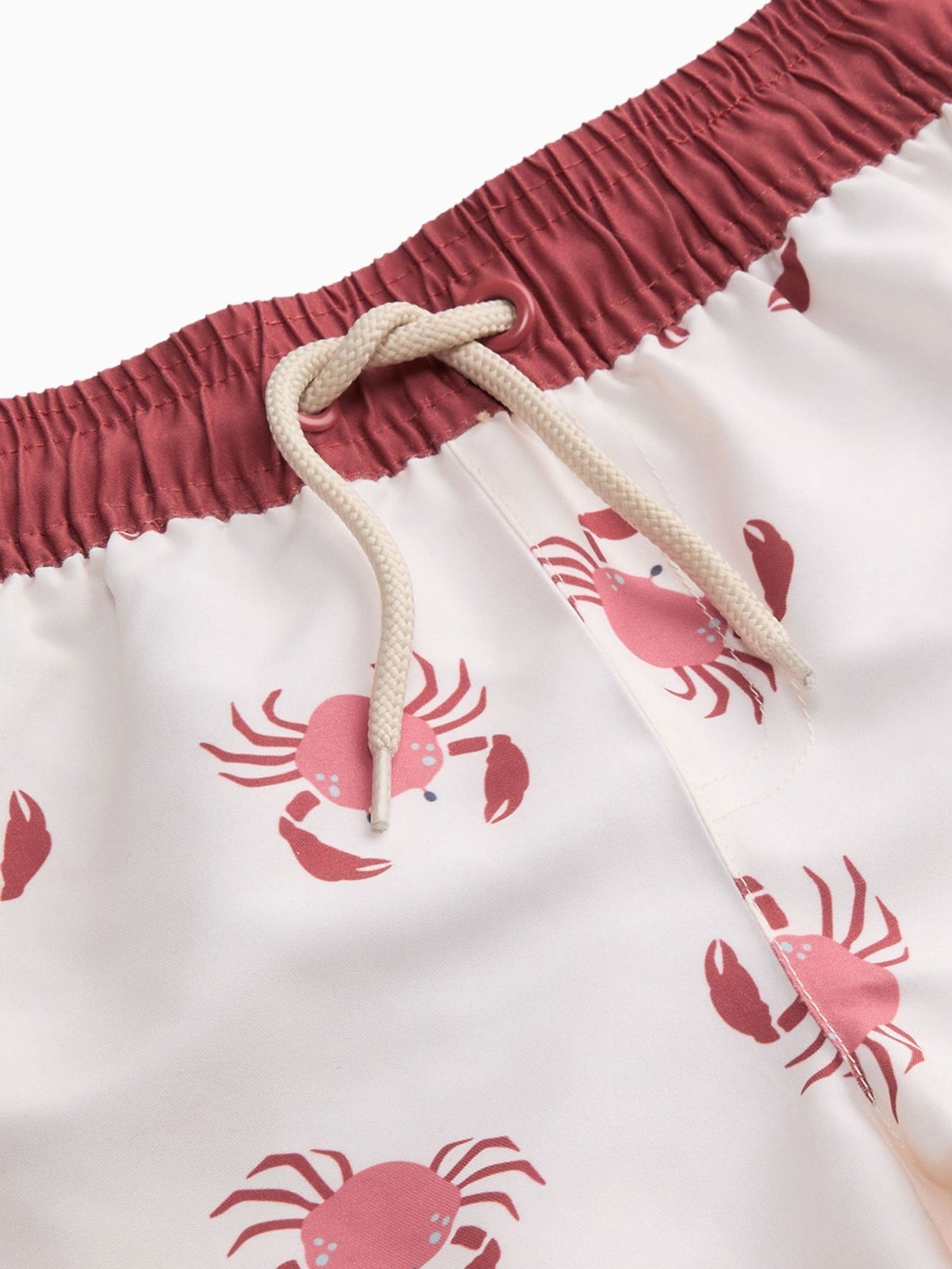 KIDLY by MORI Cream Sunsafe Board Shorts image 6