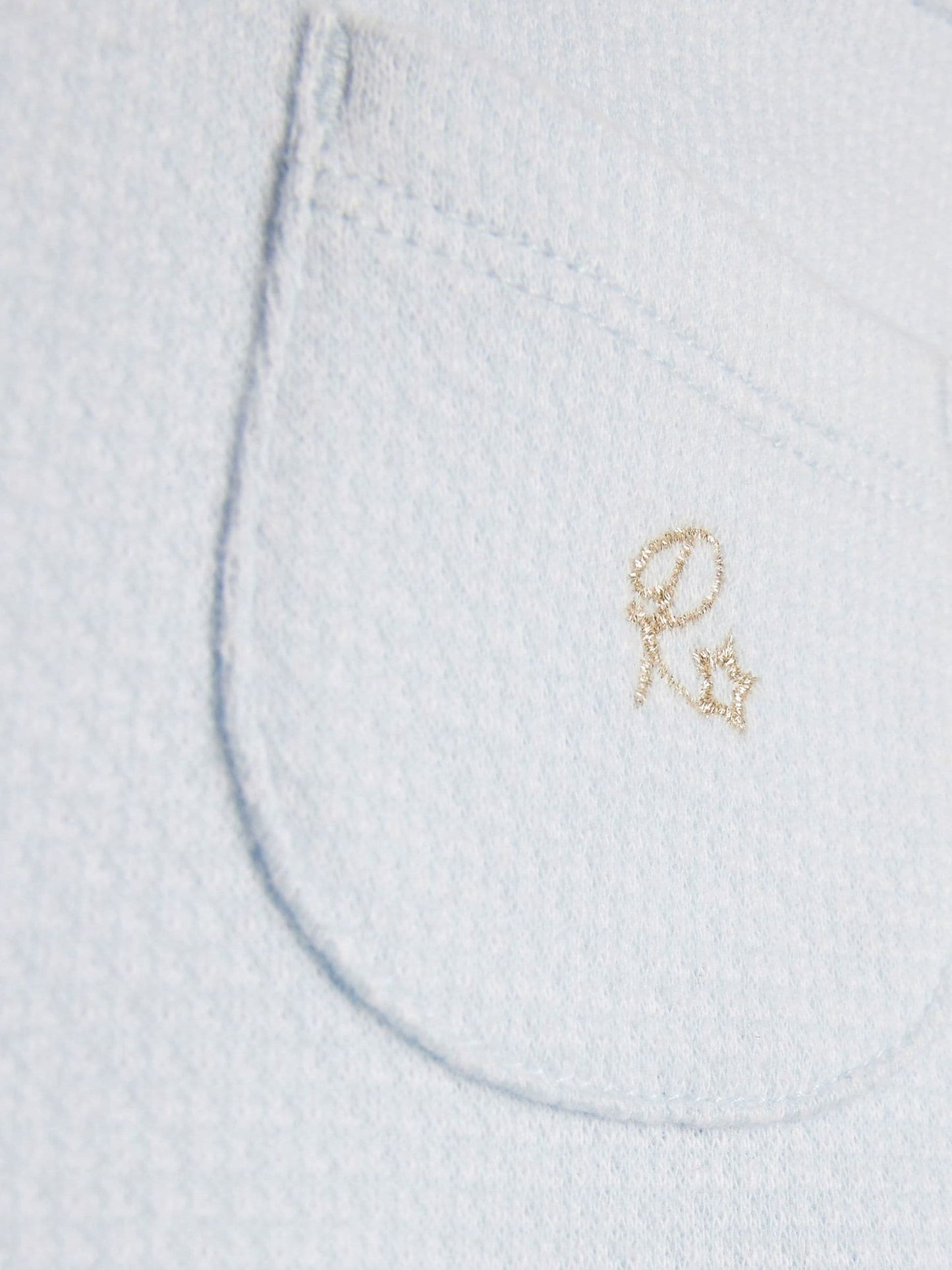 River Island Blue Long Sleeve Polo Shirt & Dungarees Set image 5