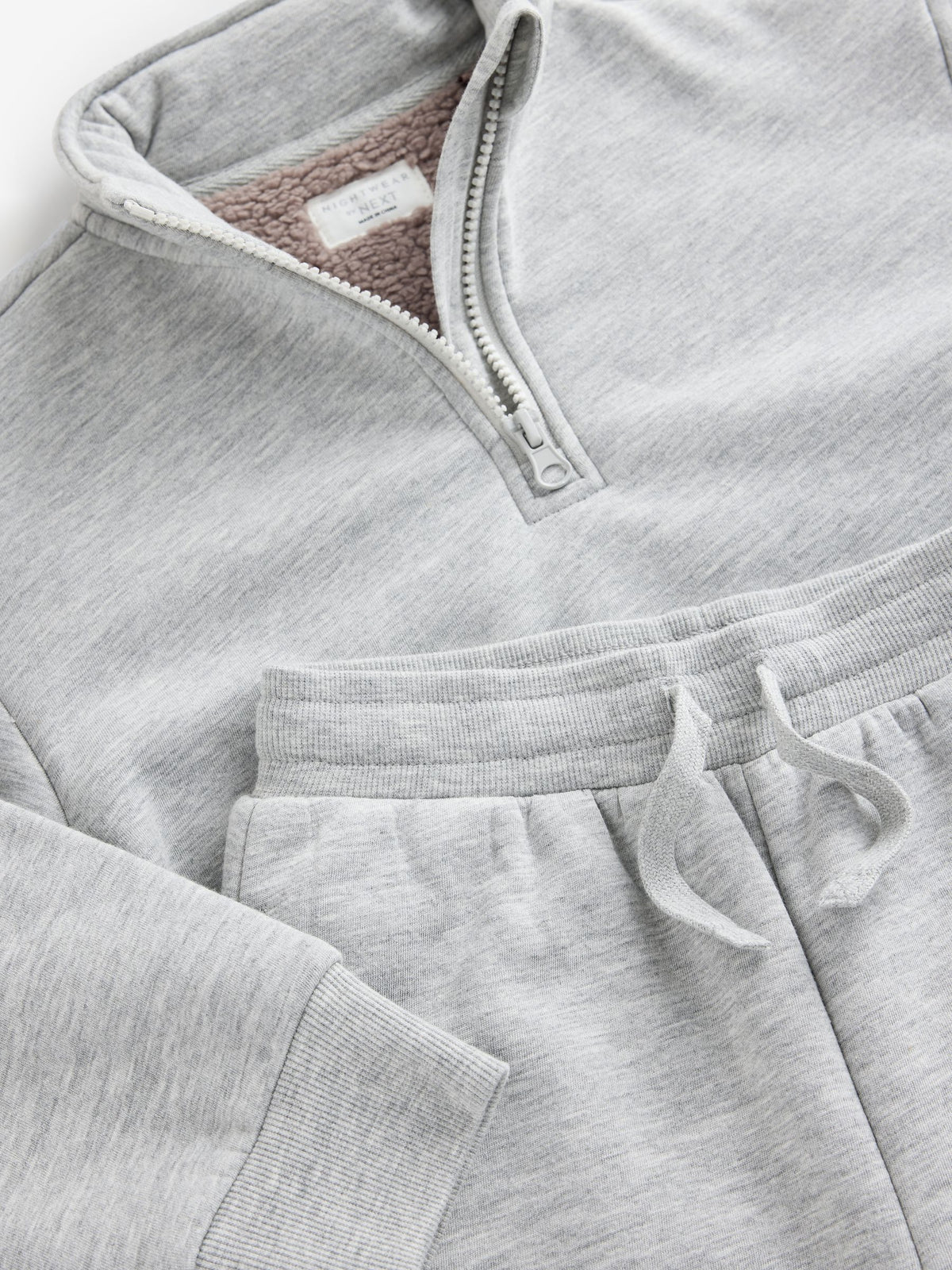 Grey Zip Neck Lounge Joggers Set (3-16yrs) - image 4