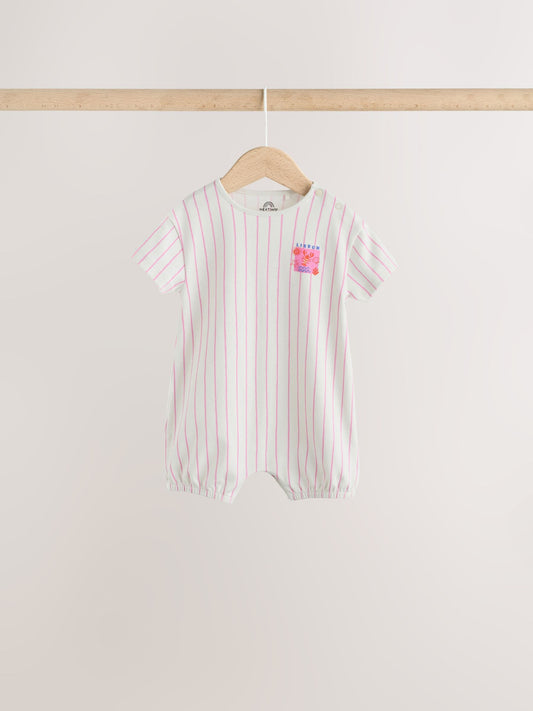Pink and Red Lobster Printed T-Shirt Baby Romper image 2