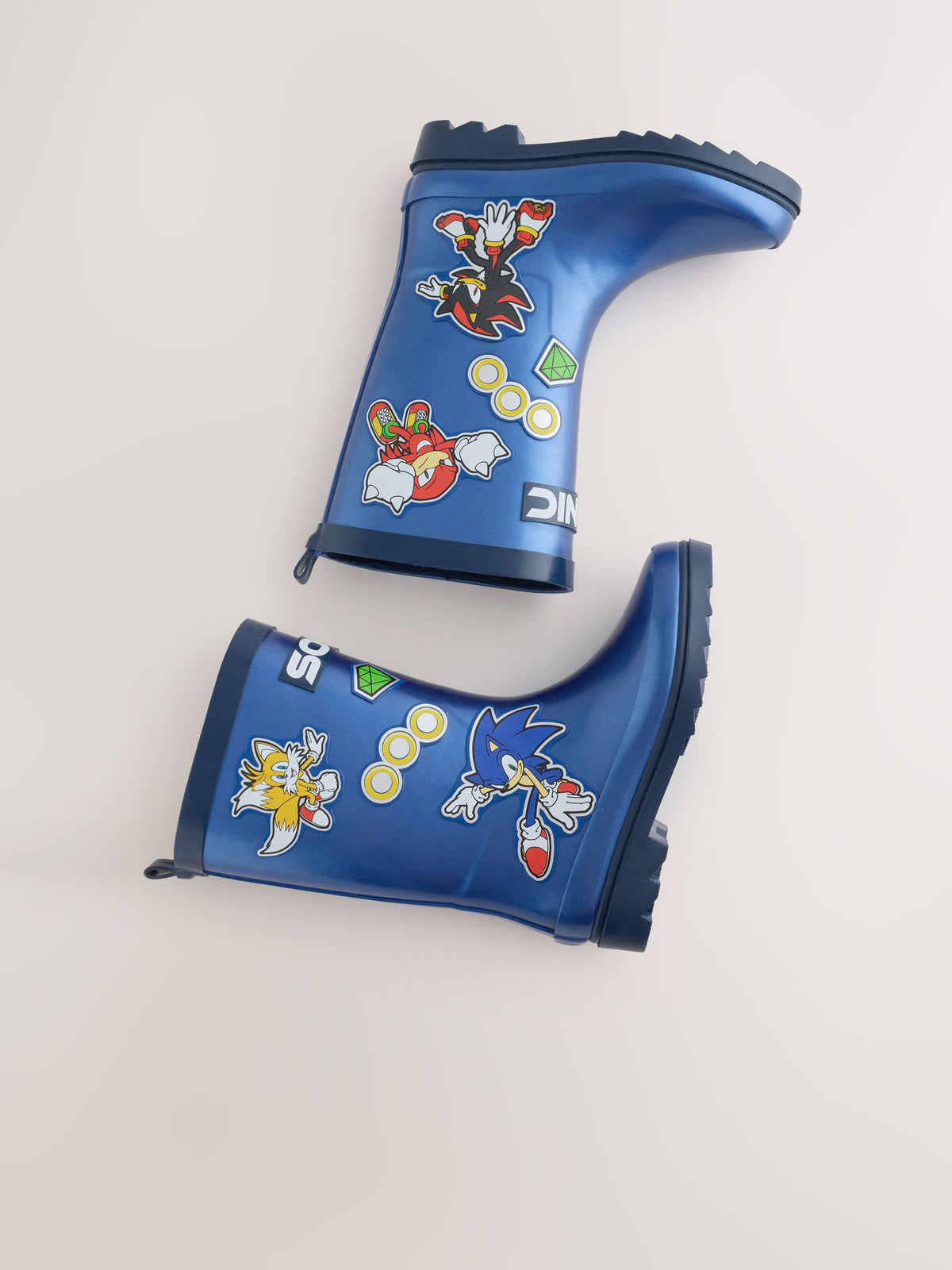 Blue Metallic Sonic Rubber Wellies - image 6