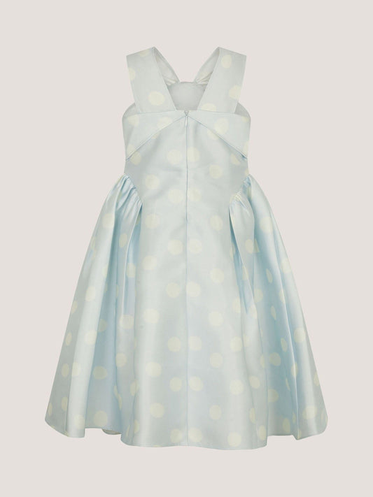 Monsoon Blue Marney Polka Dot Party Dress image 2