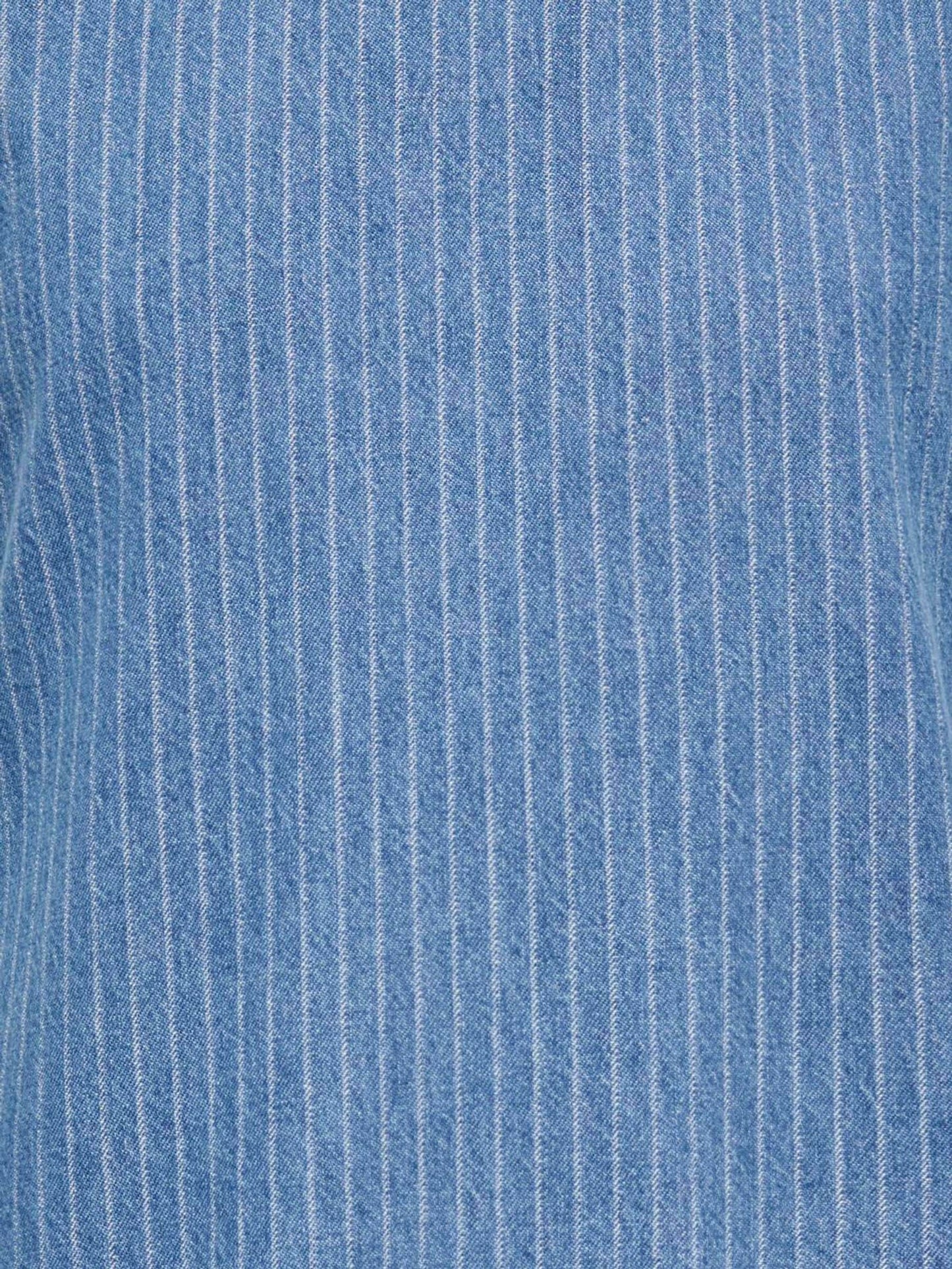 Dsiney Kidz - ONLY KIDS Blue Striped Denim Frill Dress image 3