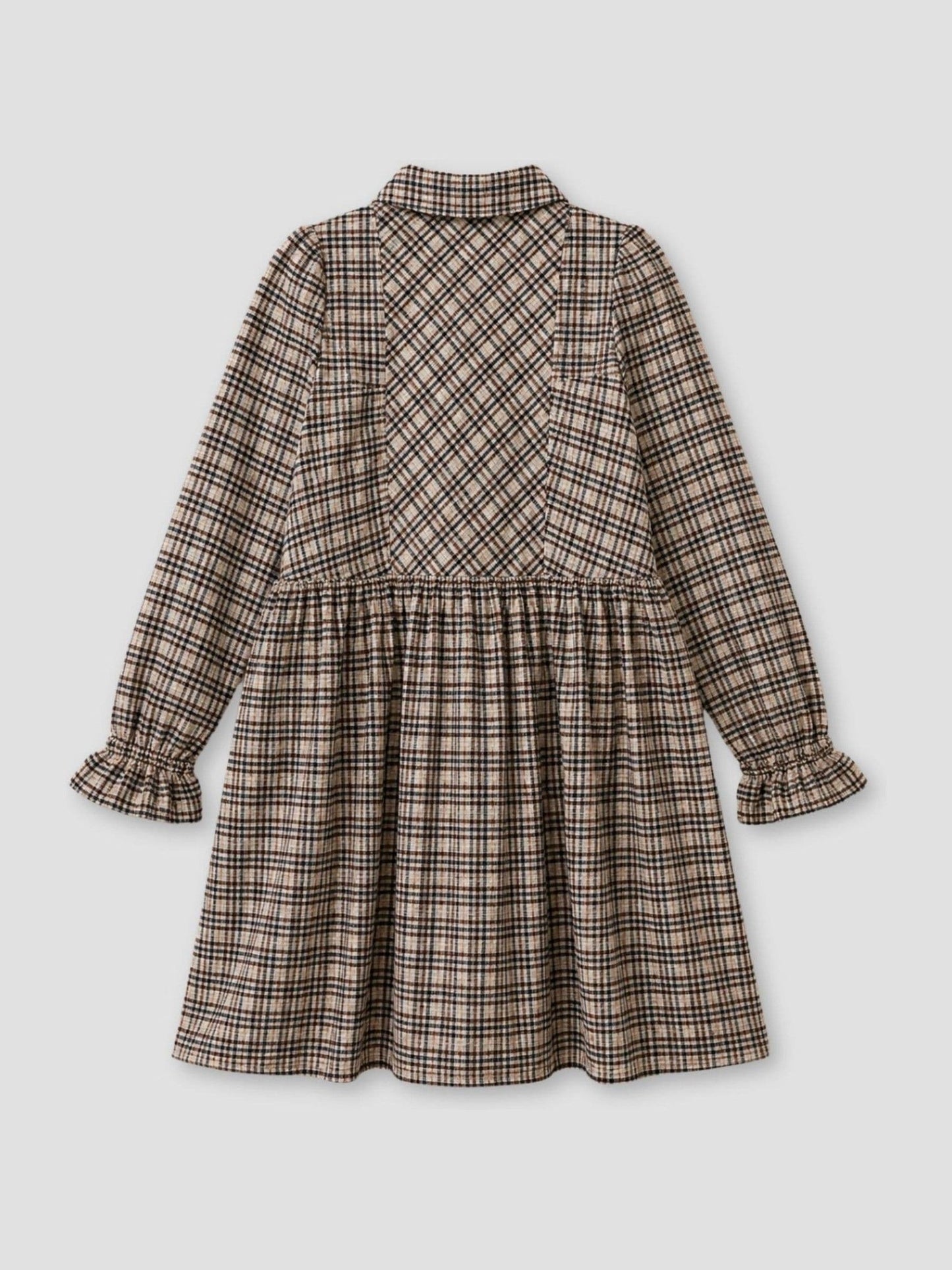 Dsiney Kidz - Angel & Rocket Brown Marcia Check Shirt Dress image 6