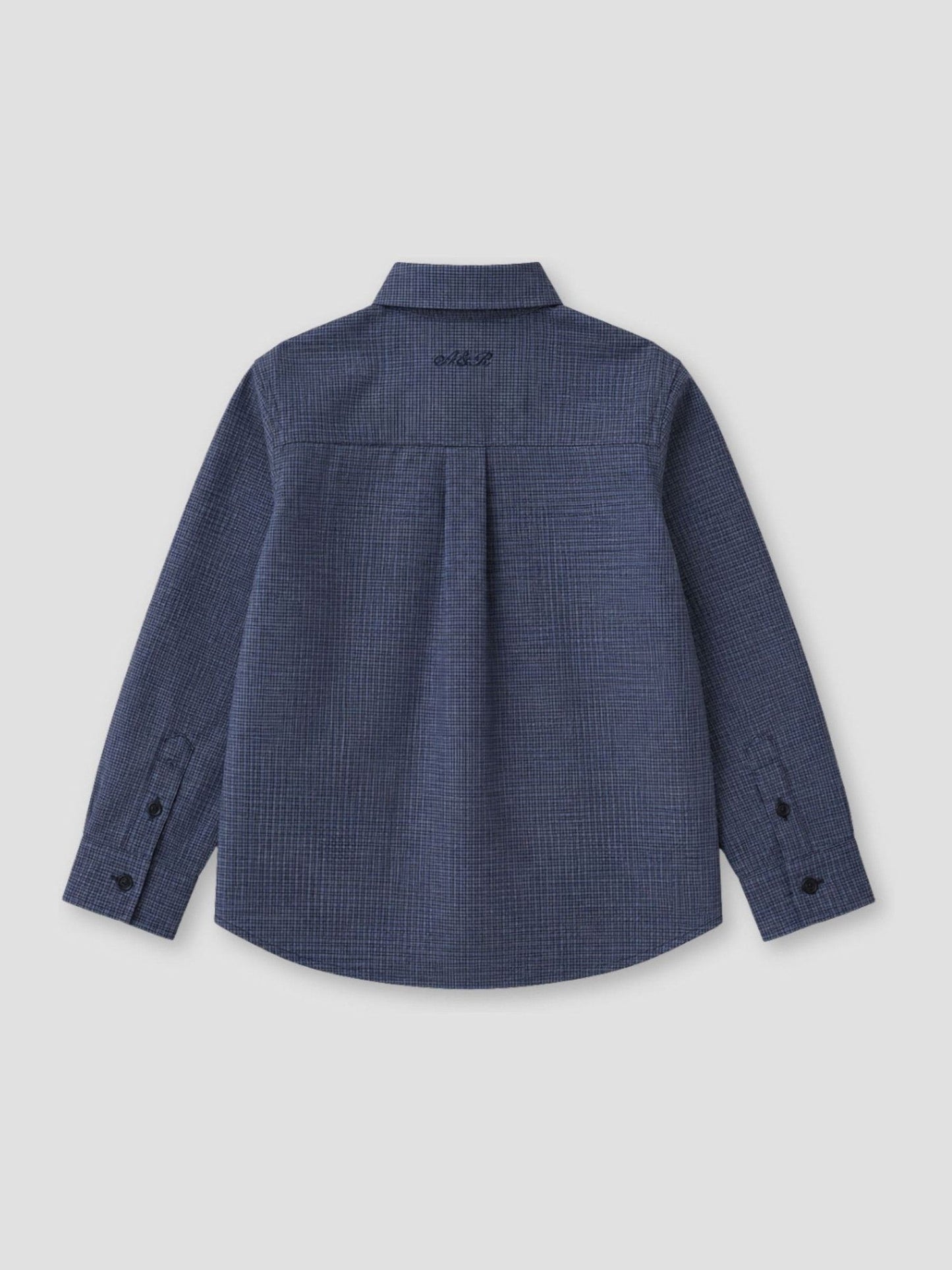 Dsiney Kidz - Angel & Rocket Blue Nico Micro Check Shirt image 7