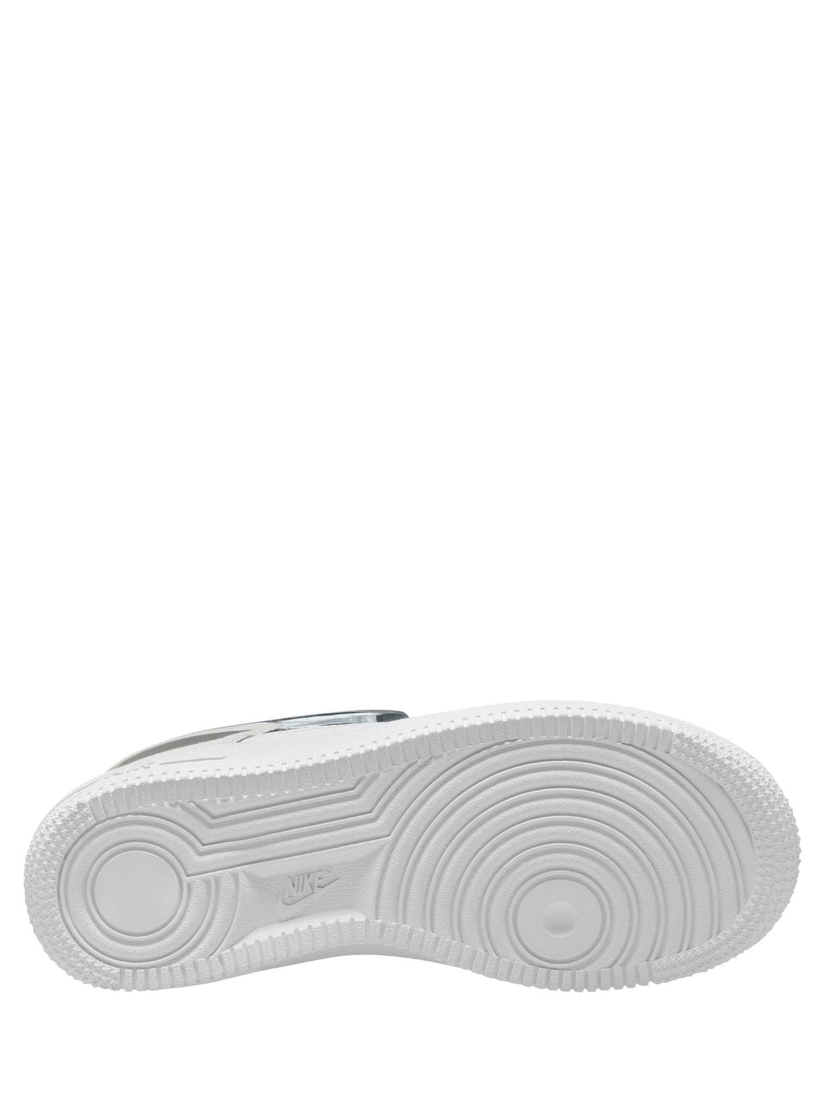 Nike White/Grey Silver Youth Air Force 1 Trainers - image 3