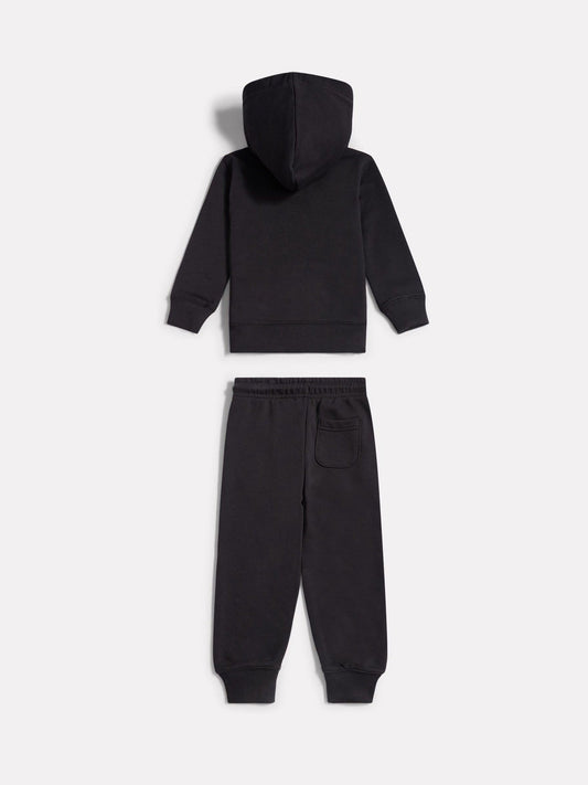 New Balance Black FT Stacked Logo Hoodie & Joggers Set image 2