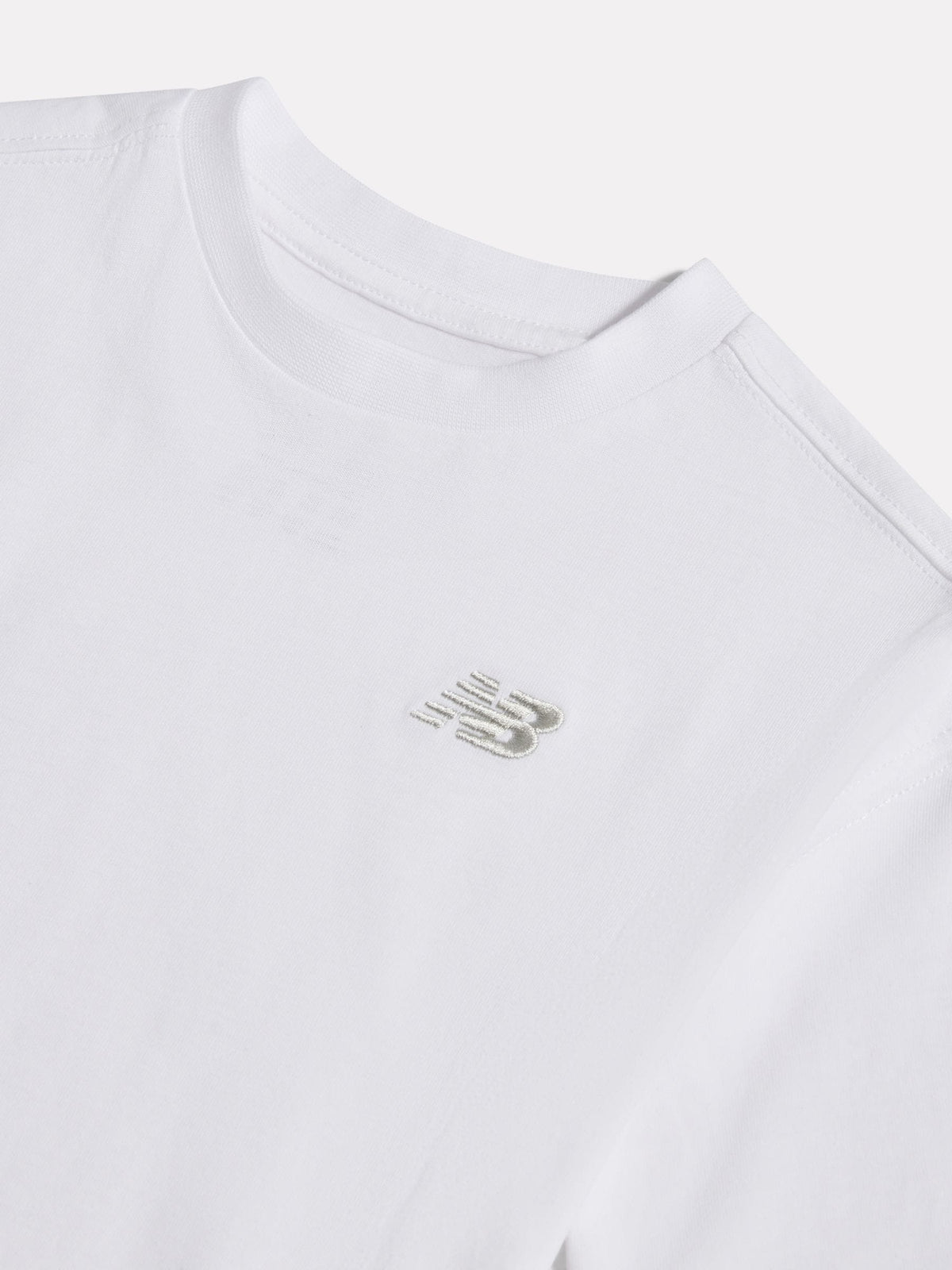 Dsiney Kidz - New Balance White Small Logo Jersey T-Shirt image 3