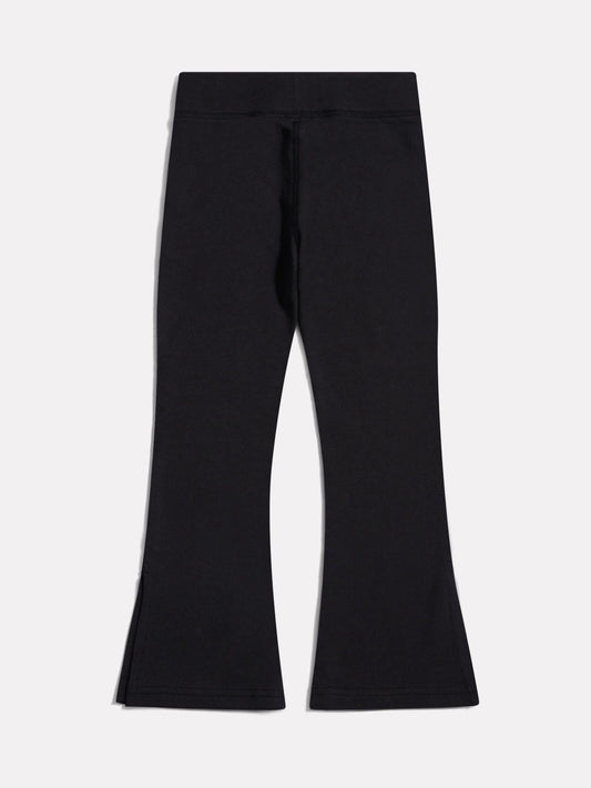 New Balance Black Small Logo Flare Leggings image 2