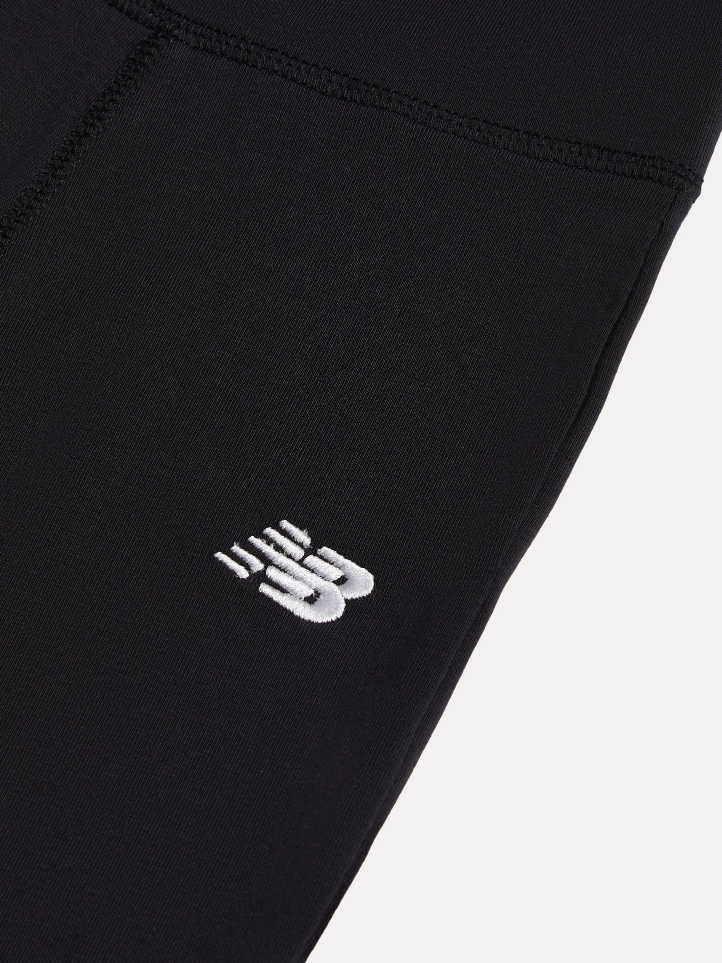 New Balance Black Small Logo Flare Leggings image 3