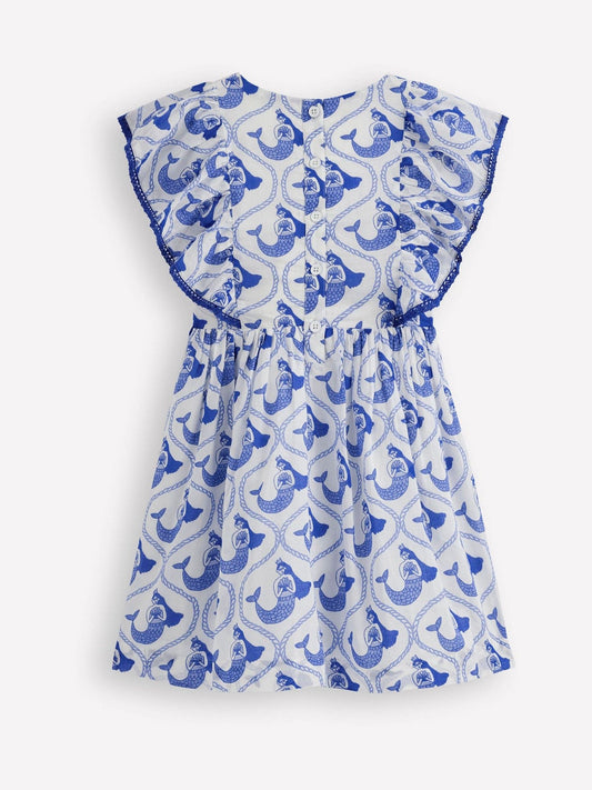 Dsiney Kidz - Boden Blue Pretty Woven Dress image 2
