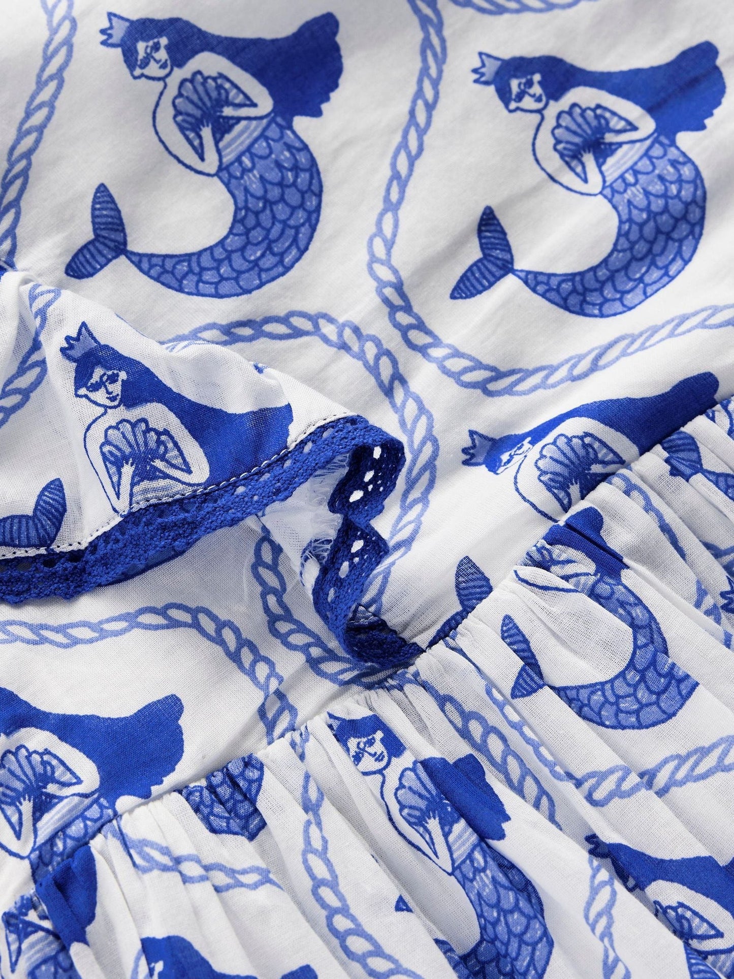 Boden Blue Pretty Woven Dress image 3