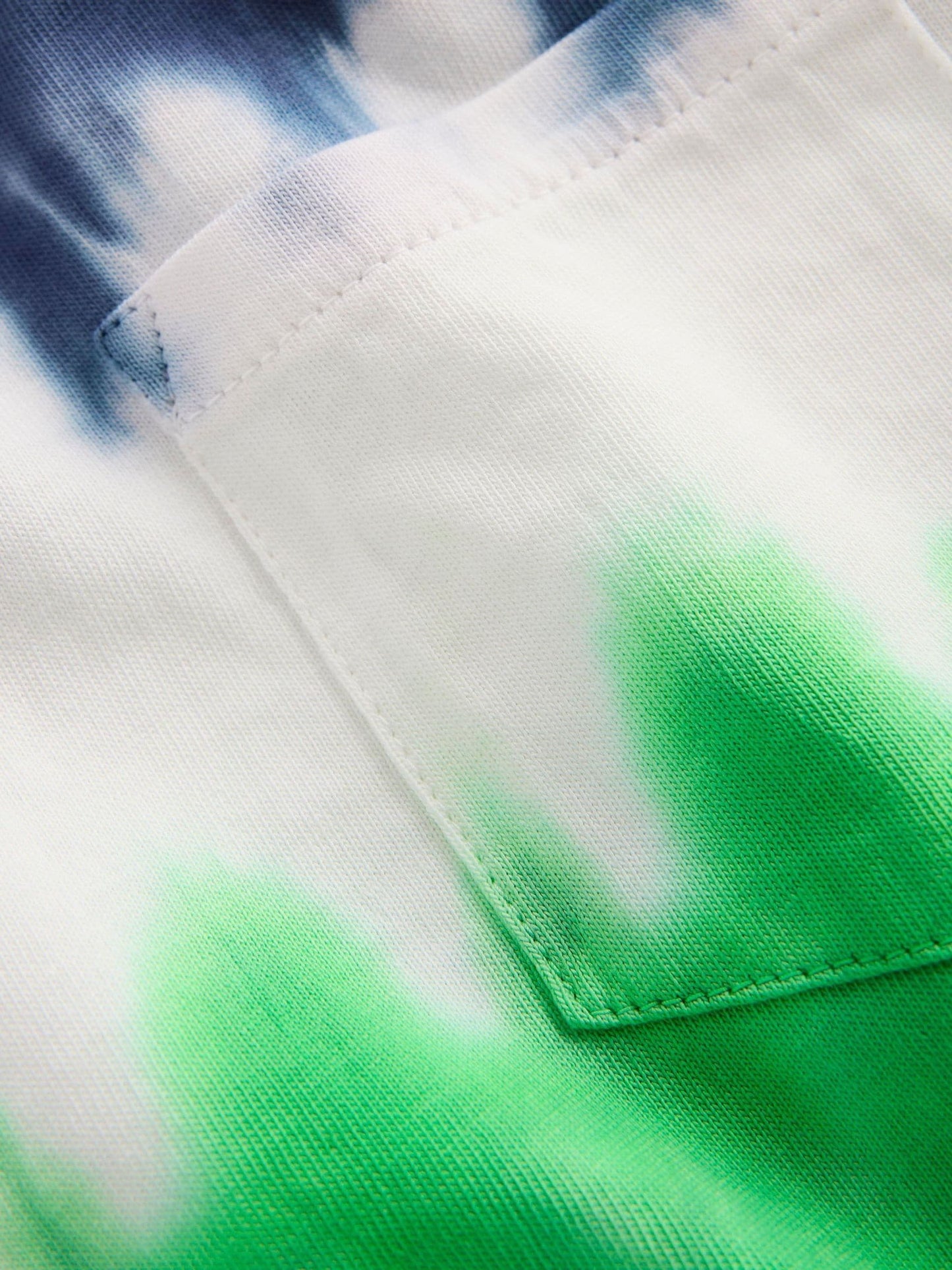 Boden Blue Multi Stripe Tie Dye T-Shirt image 3