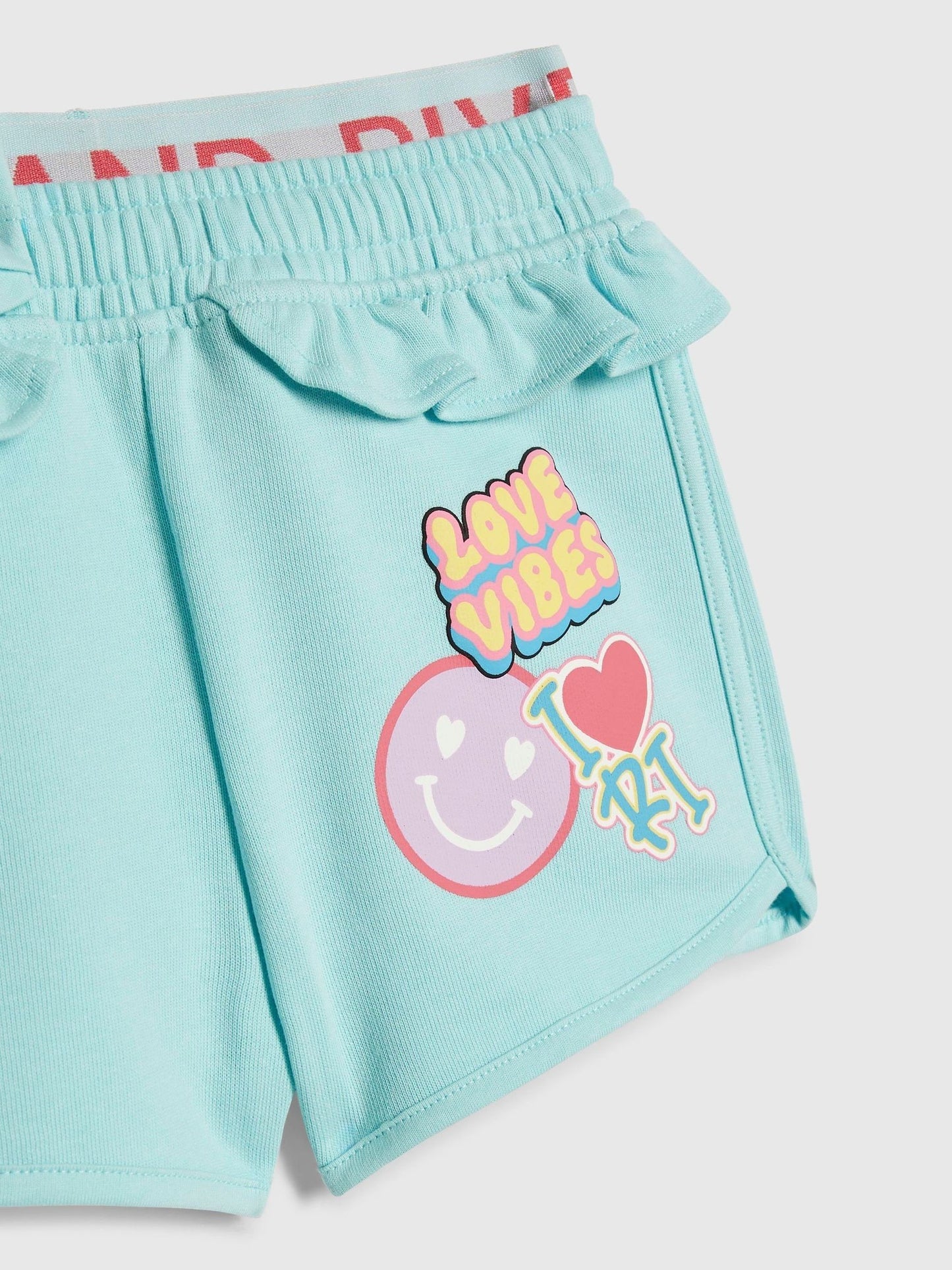 River Island Blue Iconic Vibes T-Shirt & Shorts Set image 5