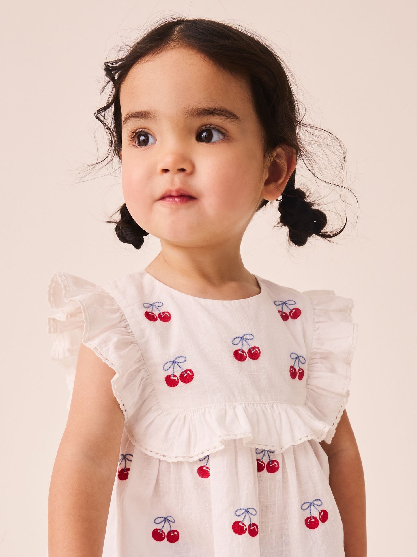 Blue Stripe & Red Cherries Trouser and Sleeveless Blouse Set (3mths-8yrs) image 4