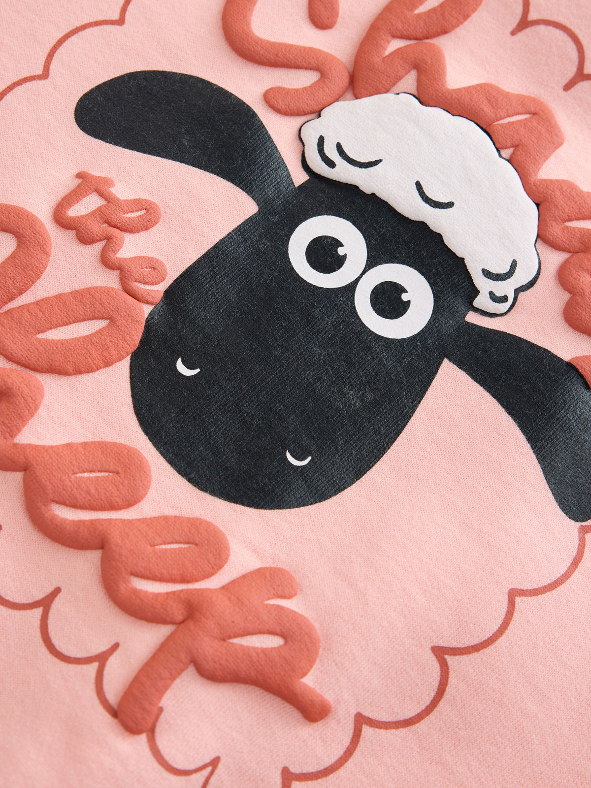 Coral Pink Shaun the Sheep Crew Neck Sweatshirt (9mths-7yrs) - image 8