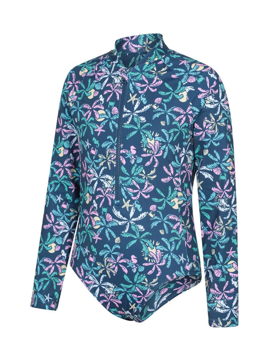 Dsiney Kidz - Mountain Warehouse Blue Mira Kids Rash Swimsuit image 2