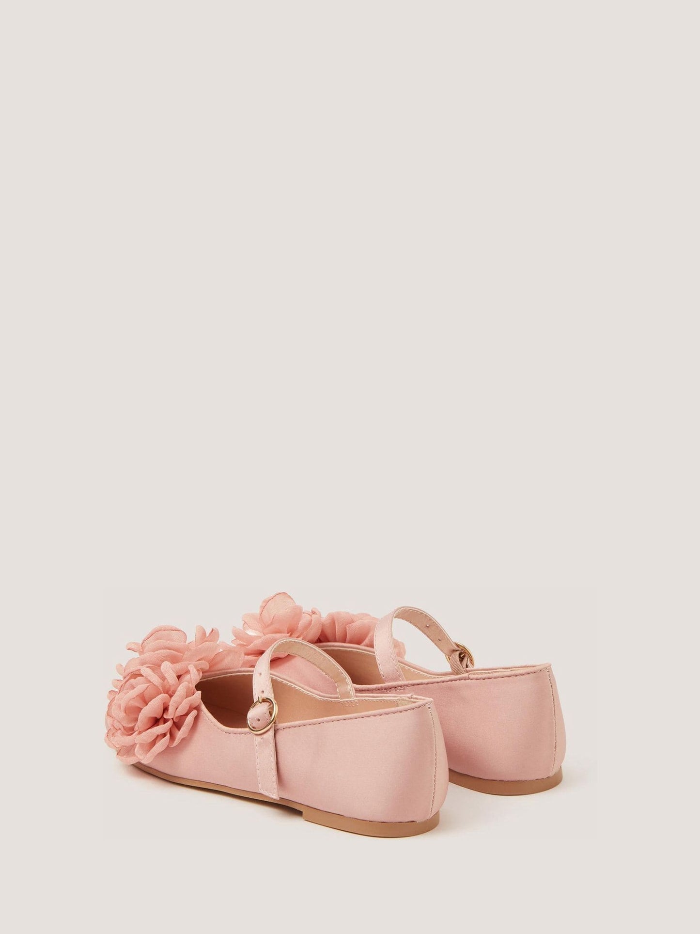 Monsoon Pink Corsage Mary Jane Ballet Flats image 3