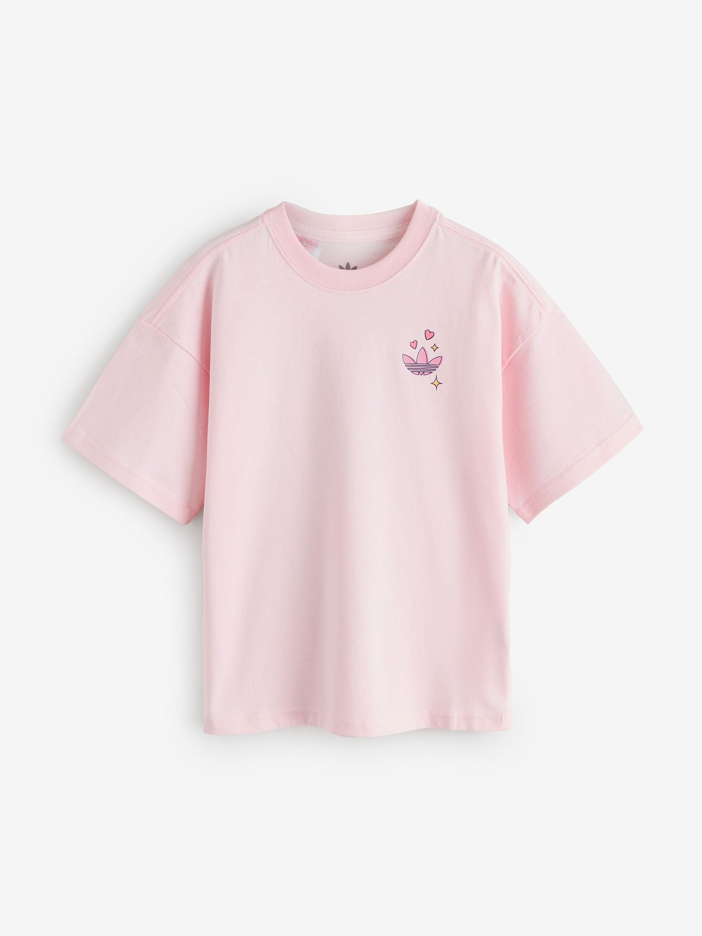 Dsiney Kidz - adidas Originals Pink Makeup Graphic T-Shirt image 2