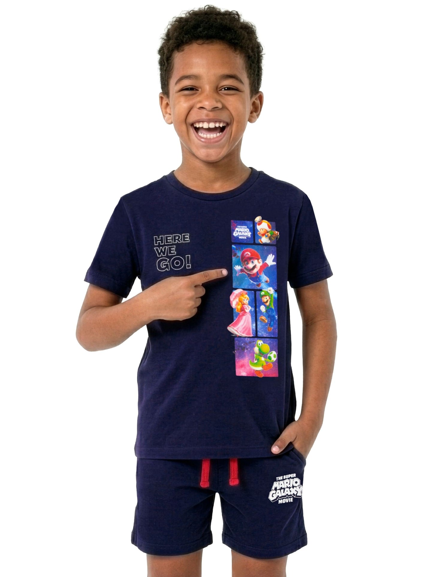 Dsiney Kidz - Character Blue Super Mario Galaxy T-Shirt And Shorts Set image 8