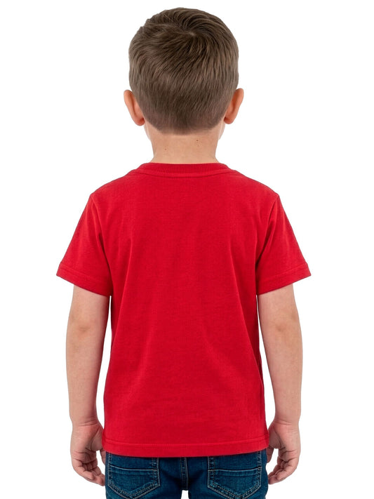 Character Red Peppa Pig T-Shirt Fun Day Colour Block image 2