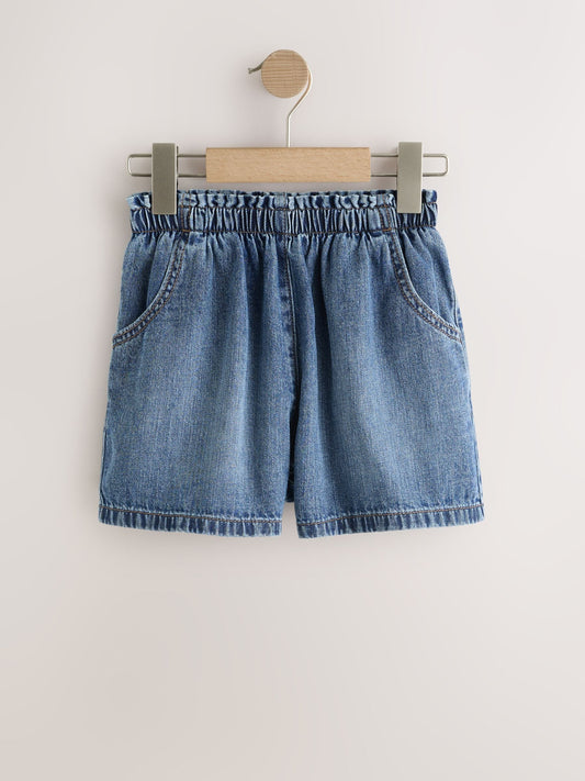Dsiney Kidz - Light Wash / Mid Wash Denim Pullon Shorts 2 Pack (3-16yrs) image 2
