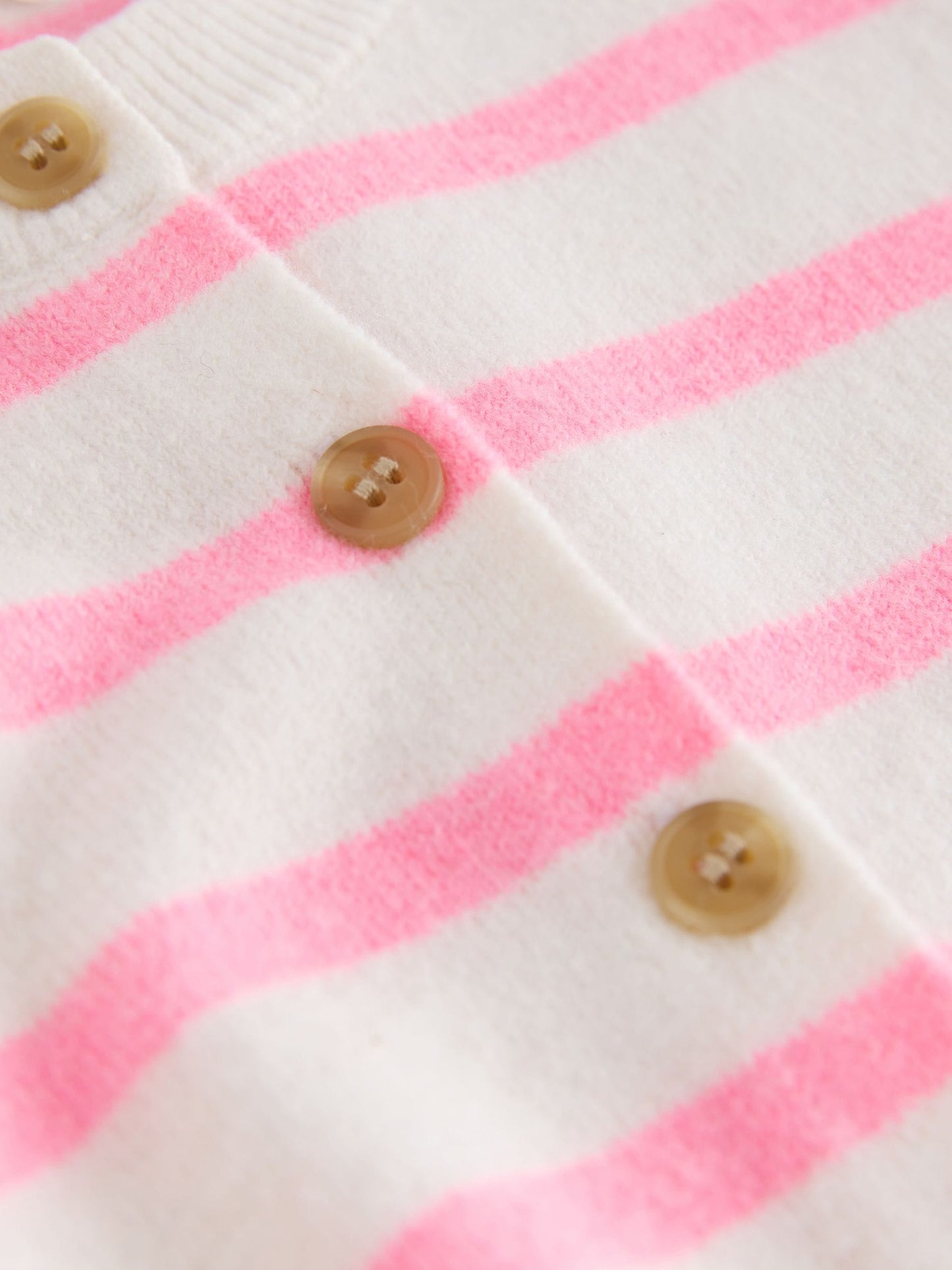 Dsiney Kidz - Ecru Pink stripe Knit Cardigan (3mths-7yrs) image 7