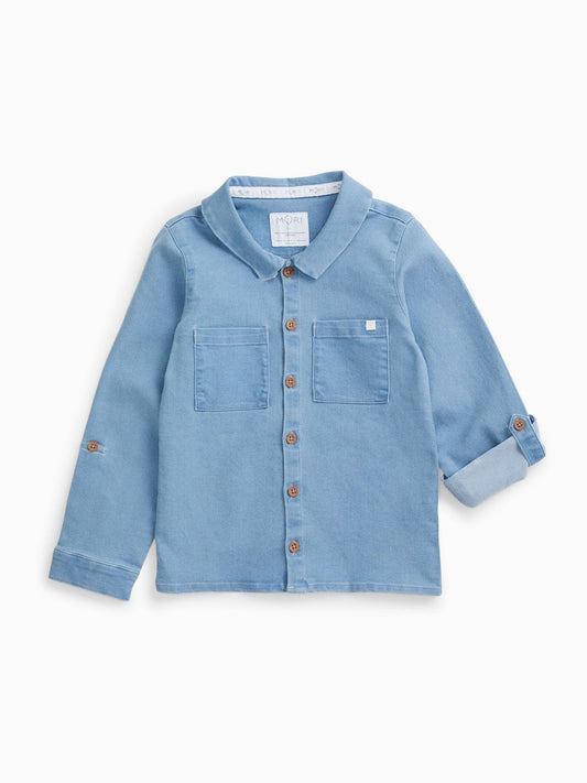 Dsiney Kidz - MORI Blue Soft Denim Shirt image 2