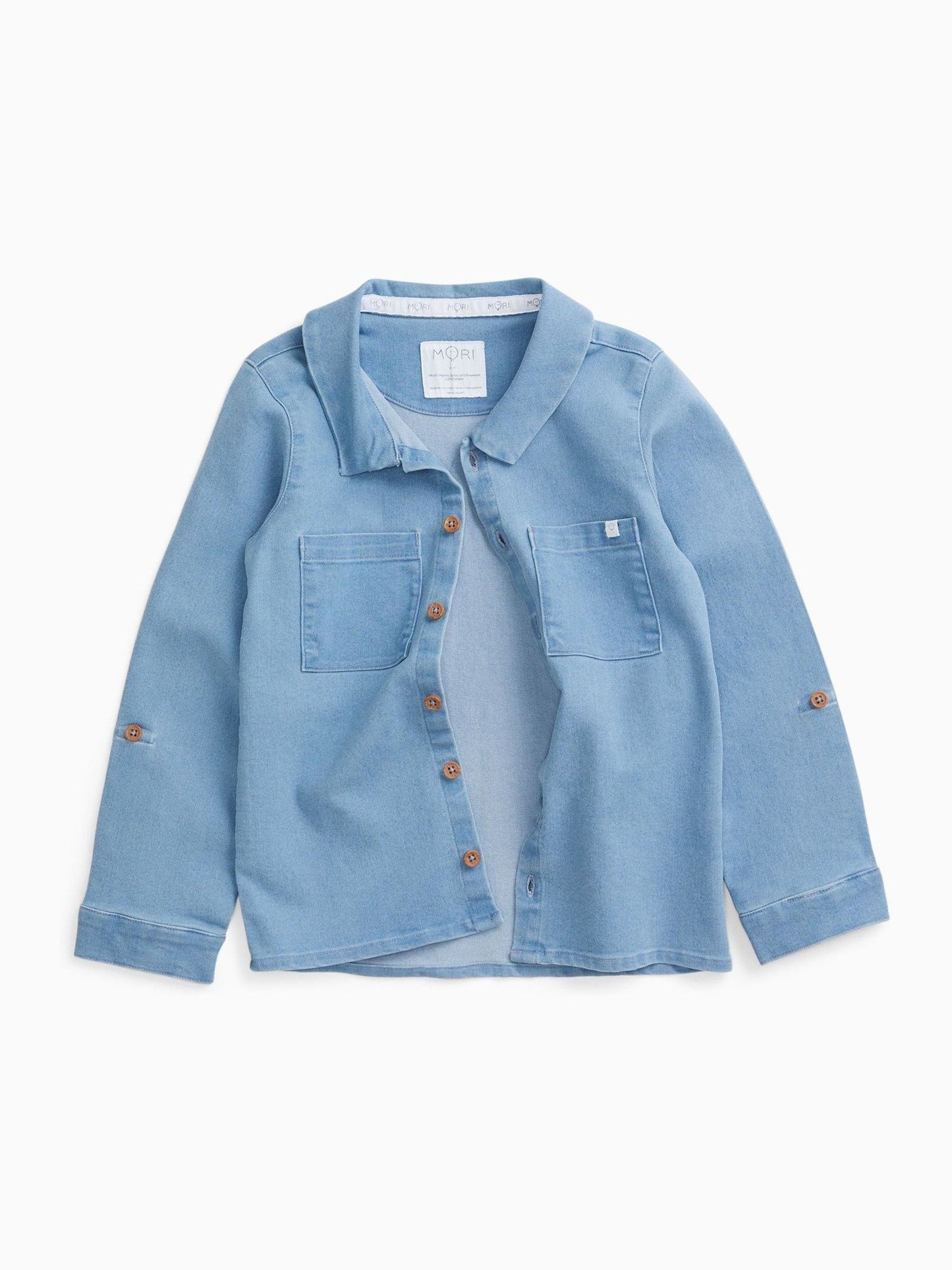 Dsiney Kidz - MORI Blue Soft Denim Shirt image 3