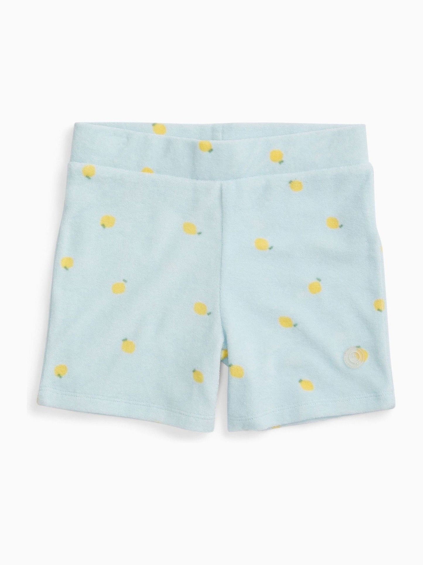 Dsiney Kidz - MORI Blue Lemon Print Soft Towelling Beach Shorts image 2